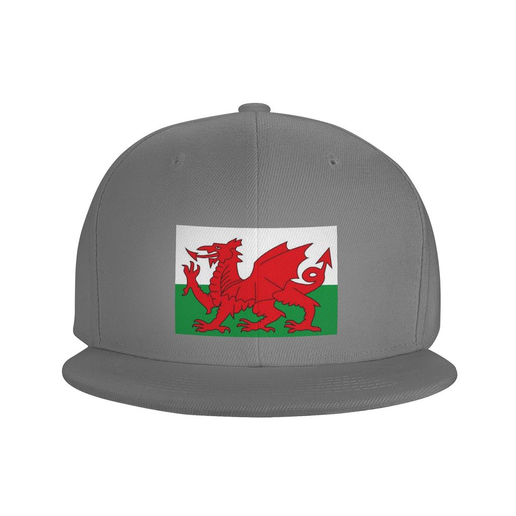Flag Of Wales Welsh Dragon Baseball Caps Snapback Fashion Baseball Hats Breathable Casual Casquette Outdoor for Unisexs WoUnisexs