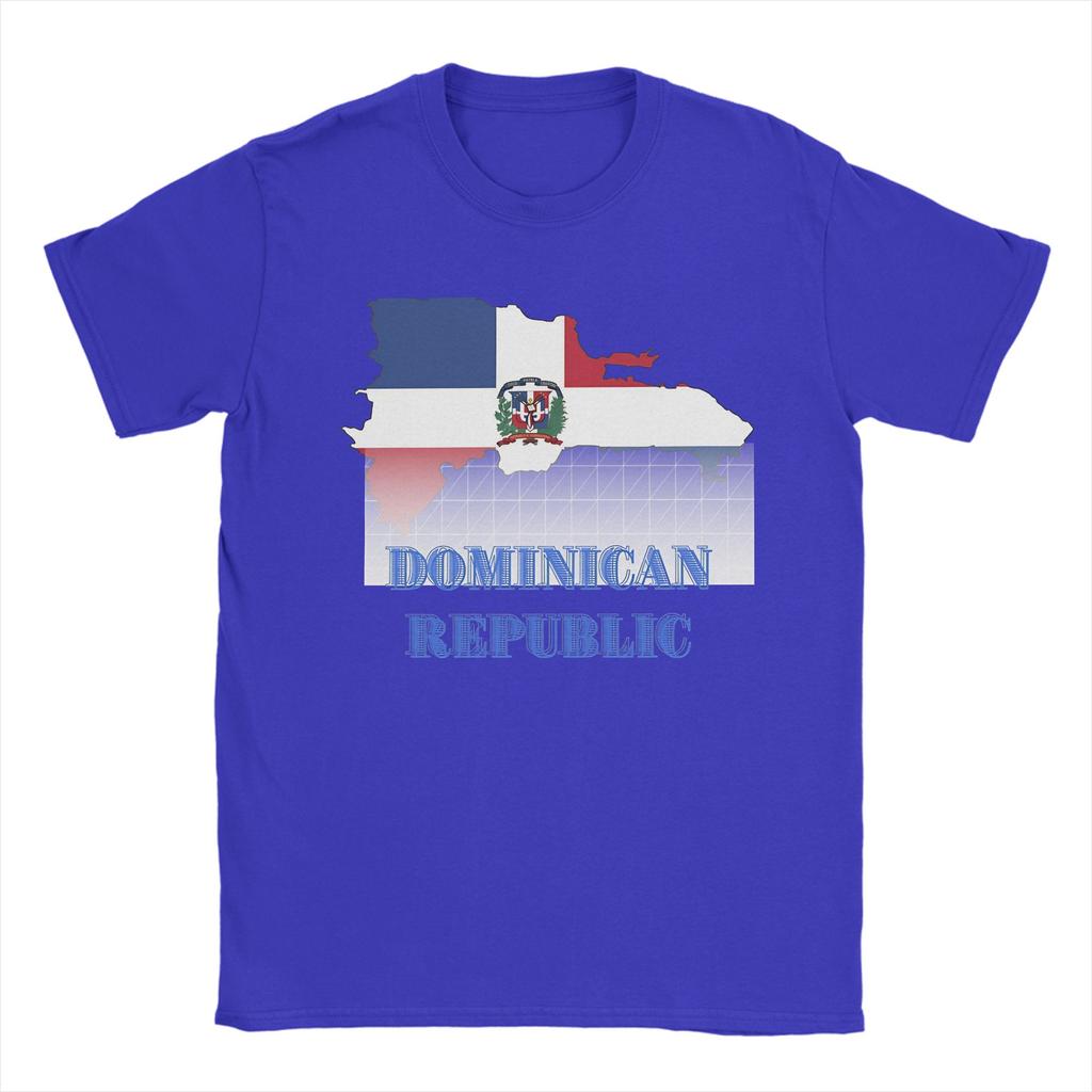 Vintage T Shirt Summer Dominican Republic Trending T Shirts  Cotton Tee Shirt for Couple Y2K Funny Wholesale Short Sleeve Tees