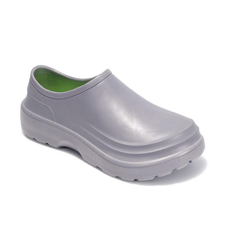 Сандалии для мужчин на открытом воздухе, водонепроницаемые, маслостойкие, для медсестры, повара, легкие сандалии для сада из ЭВА, повседневные тапочки, пляжная обувь Aqua Shoes