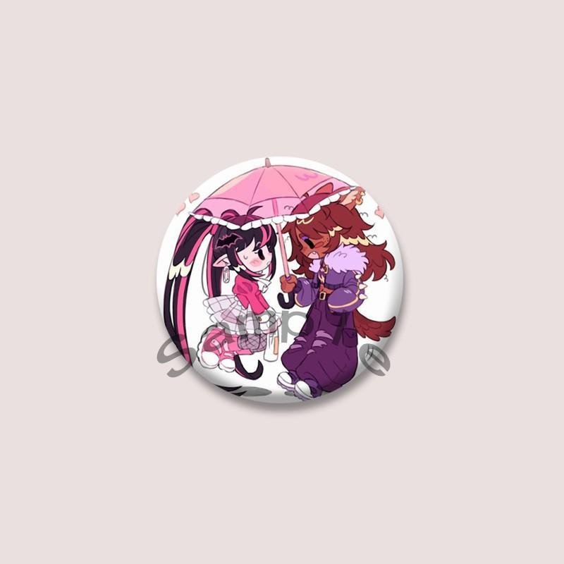 TV Character Draculaura Enamel Pin Cute Cartoon Girls Button Brooches DIY Backpack Jacket Lapel Badge Jewelry Gifts for Friends