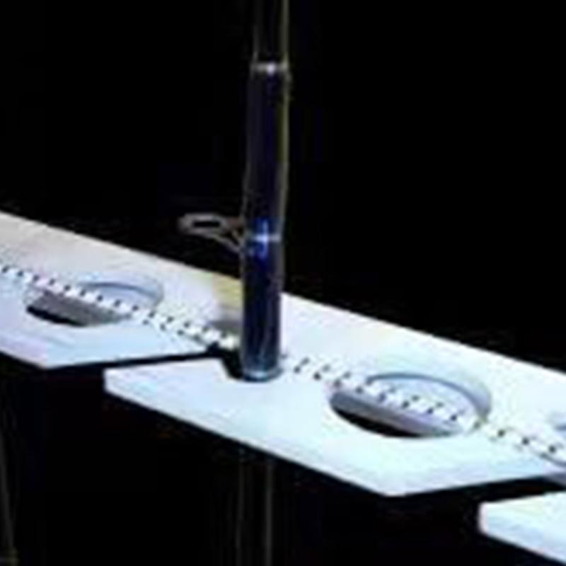 Подставка для удилищ на 10 удилищ, стойка для хранения, горизонтальная, часть для рыбалки