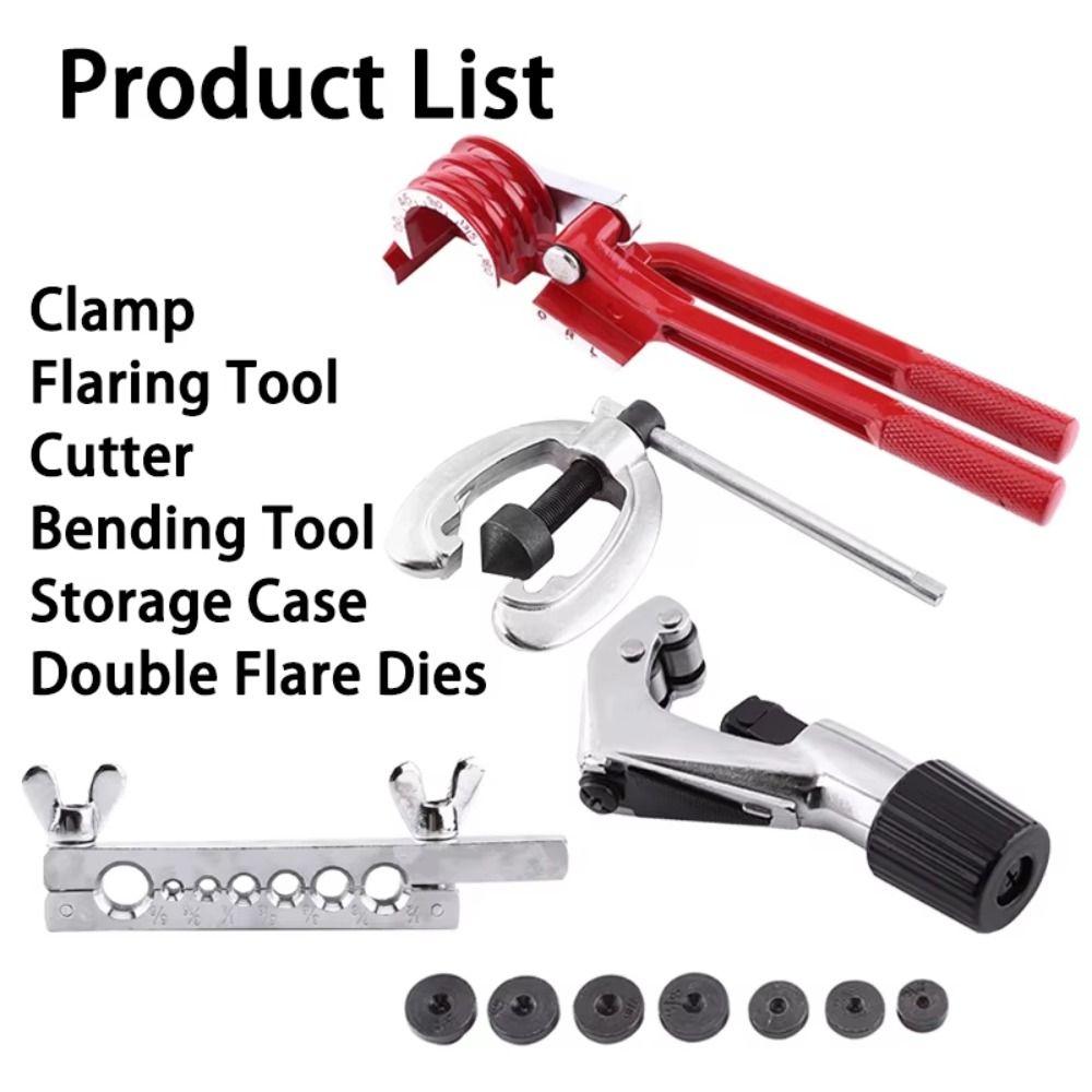 7-Hole Flaring Pipe Flaring Kit Bending Tool Bending Tool Set Fuel Tube Repair