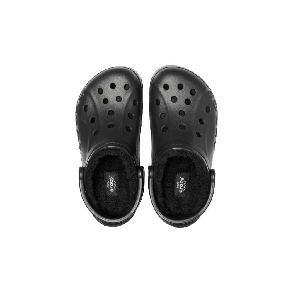 Сандалии Baya Lined Clog 23 см [CROCS] Черный/Черный