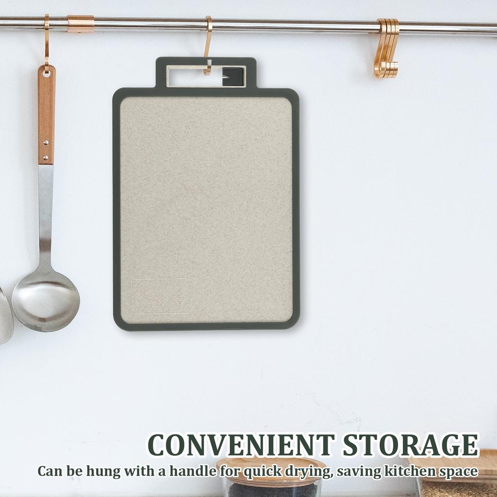 Двусторонняя разделочная доска из нержавеющей стали с подвесом, разделочная доска с точилкой для ножей, многоцелевая кухонная разделочная доска