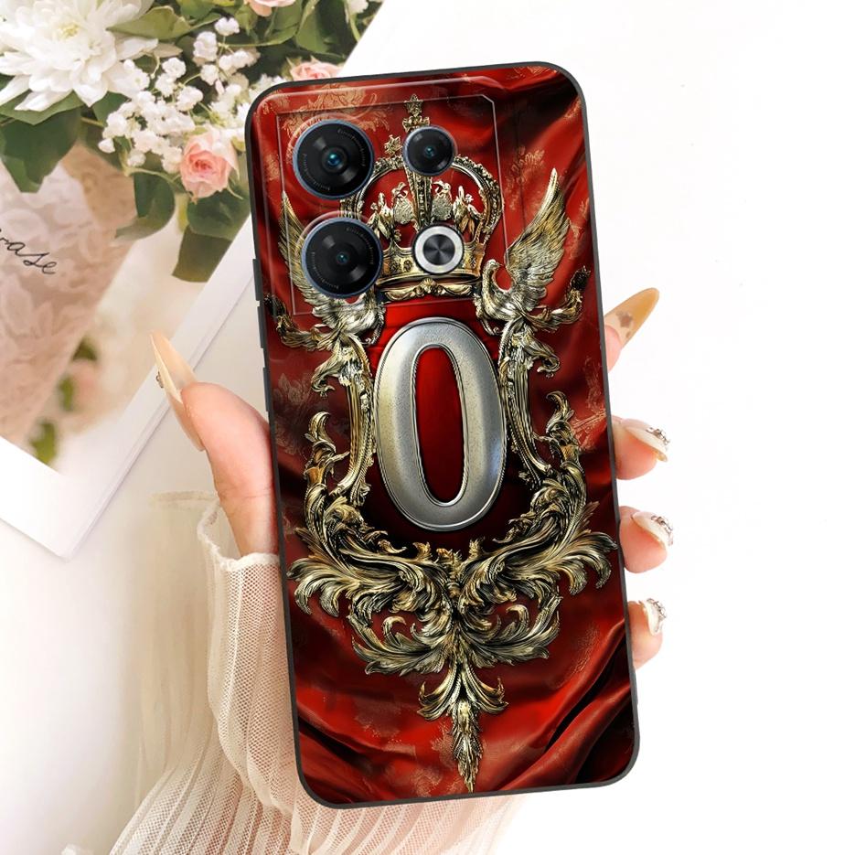 Для Infinix GT 10 Pro 5G Чехол X6739 Крутая Корона Буквы Чехол Мягкий Силиконовый Чехол для Телефона Для Infinix GT 10 Pro GT10Pro Fundas Coque