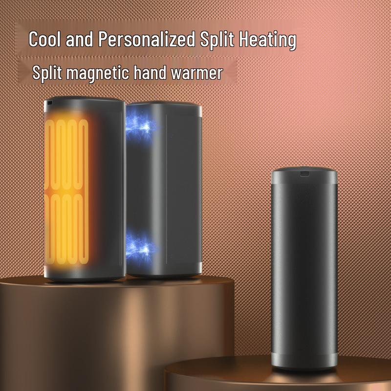 2025 Магнитный грелка для рук и Power Bank со съемным USB и фонариком