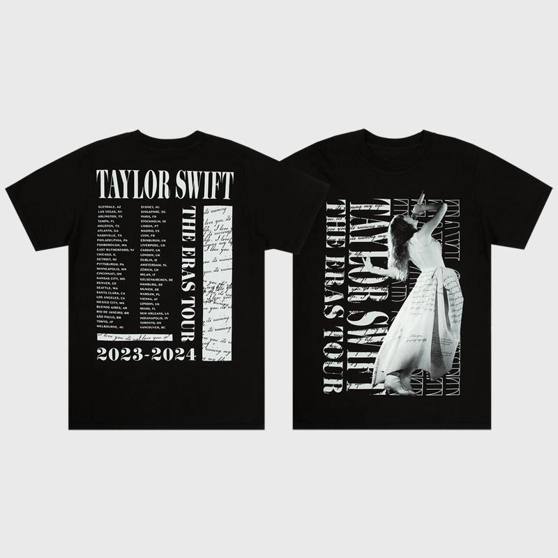 Taylor Swift Graphic Print T-Shirt Women Men Streetwear Gothic Chic Casual Loose Fit Cotton Tee