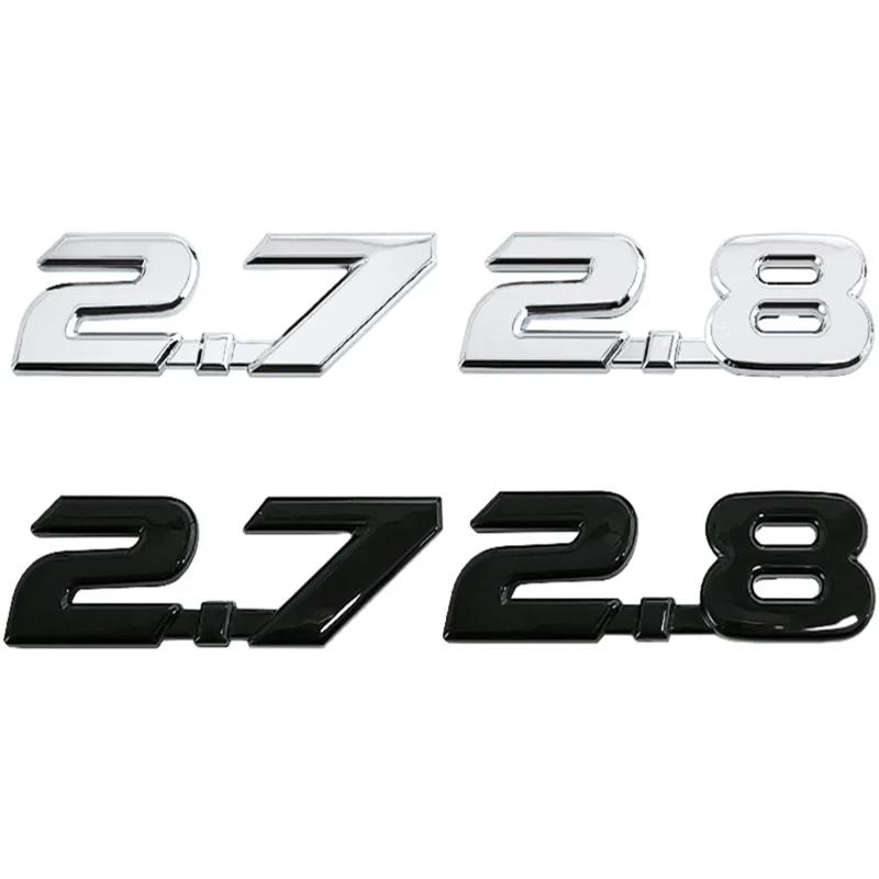 ABS Emblem Decal Car Rear Trunk Badge Sticker for Toyota 2.7 2.8 Yaris Corolla 4Runner Avalon Avensis Aygo CHR Auris AccessoriesBB1 BB1