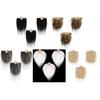 DIY Gnome Beads and Fake Beards 6pcs/set Faux Fur Dwarf Beard Wood Bead for Christmas Plush Gnome for Doll Handmade CDN