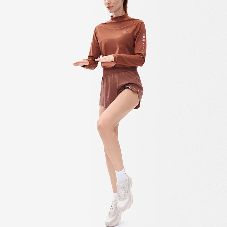 Новые футболки FILA Athletics Женские Кожано-коричневые A11W242201F-BN