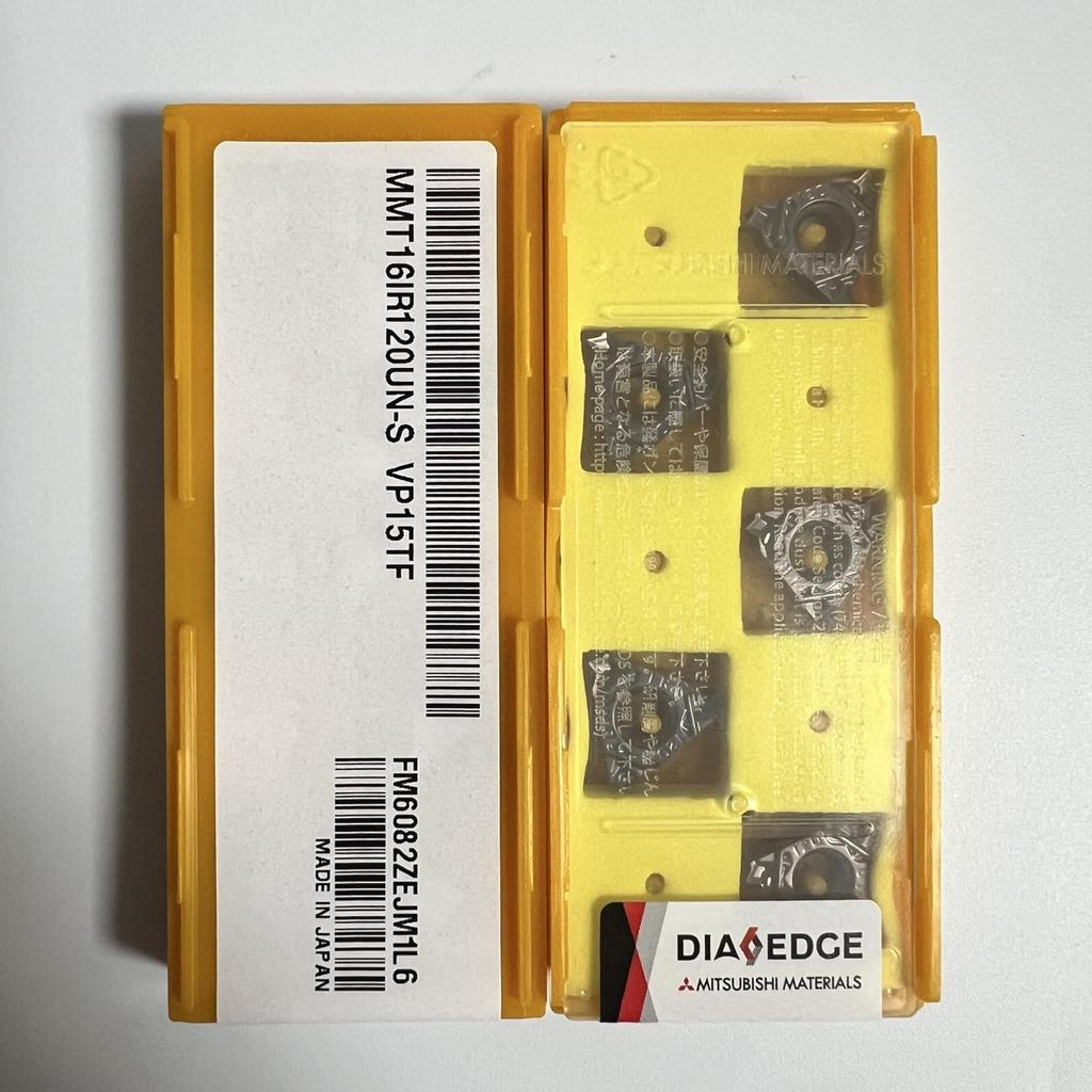 MITSUBISHI / MMT16IR120UN-S VP15TF / Carbide CNC Blade 10 Pcs