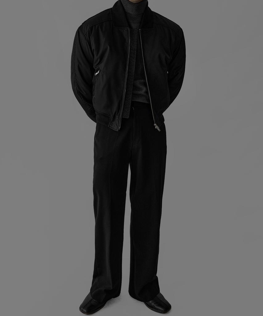 Bowlow Product Crop Heavy Ma-1 Padded Jacket [Black]
