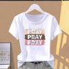 (Asian Size) Graphic Tee T Shirt Cute Clothing Lady Casual Fashion Print Female Casual Women's Top Short Sleeve T-shirts