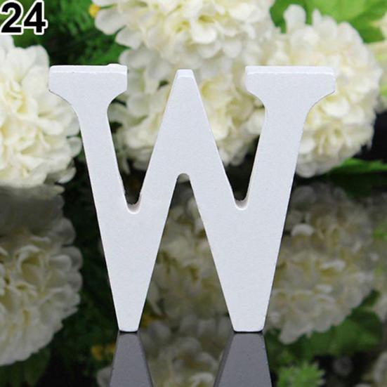 Freestanding Wood Wooden Letters Alphabet Bridal Wedding Party Home Shop Decor
