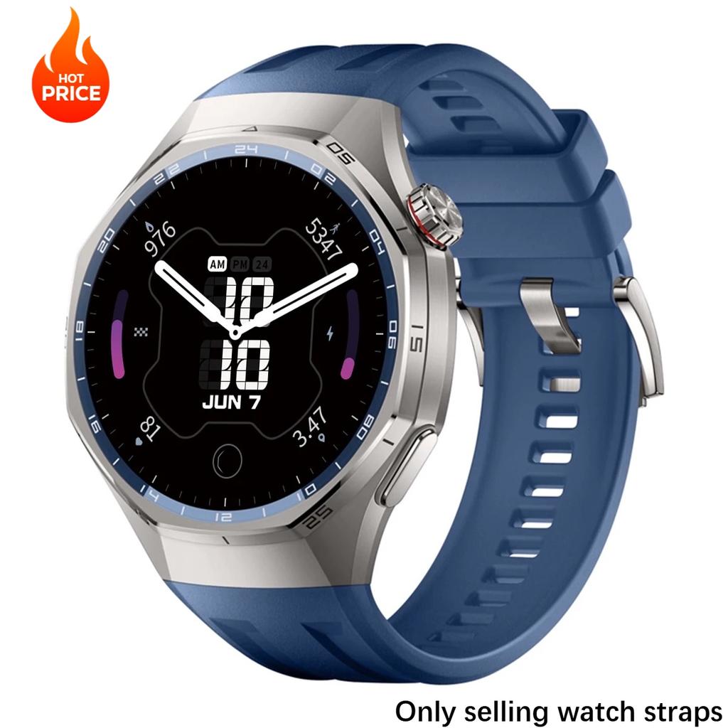 Силиконовый ремешок без зазоров для Huawei Watch GT6 Pro 46 мм Официальный Мягкий Регулируемый Спортивный ремешок для GT6Pro 46 мм Ремешок с Быстросъемным креплением