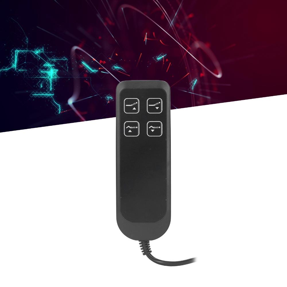 4 Button Electric Power Recliner Switch 5 Pin Plug Black Color Electric Sofa Controller Electric Sofa Remote Control Home Use