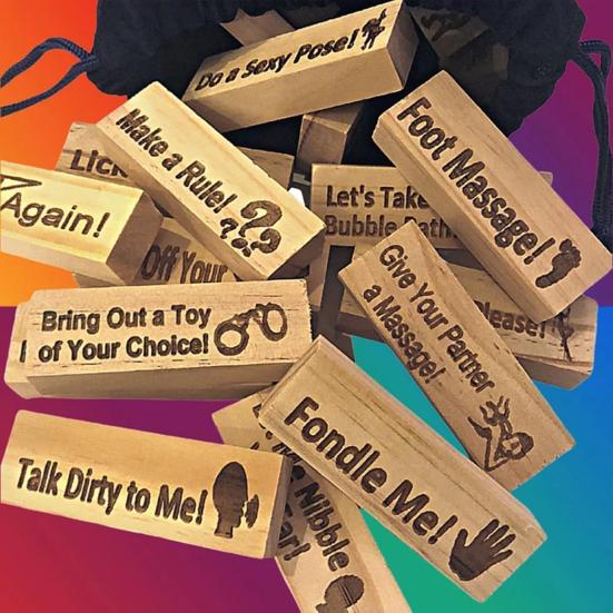 48 шт./набор взрослых строительных блоков, падающая башня, свидание, вечер, пара, мероприятия, деревянные блоки для укладки, вечеринка, игра, подруга, парень, день святого Валентина