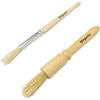 YOGOTI Coffee Mill Brush, Cleaning Brush, Espresso Mill Brush, Cleaning Brush for Coffee Grinder, Wooden Brush, Set of 2