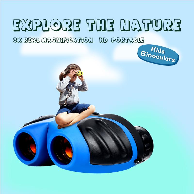 TOPOPTICAL 8x детский профессиональный мини-карманный телескоп, оптика, компактный бинокль для путешествий, наблюдения за птицами, объектив 21 мм