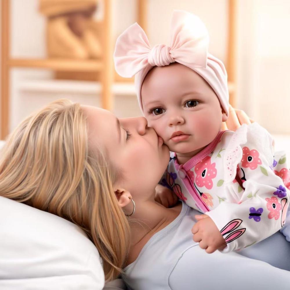 18-дюймовые реалистичные куклы-реборн ЛуЛу с открытыми глазами, с расписанными вручную волосами, куклы-новорожденные для мальчика и девочки, реалистичные, полностью виниловые, с тканевым телом, куклы-реборн на выбор