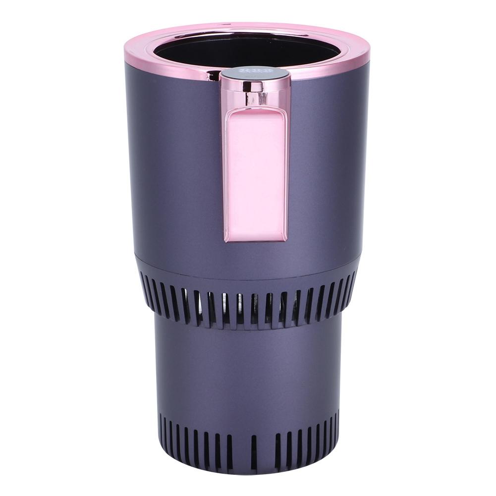 Car Hot and Cold Cup Heating Fast Cooling Cup with Temperature Digital Display for Office