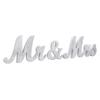 Таблички Мистер и Миссис Деревянные Серебряные Буквы MR MRS Украшения Свадьба Праздник Домашнее Украшение Фото Реквизит