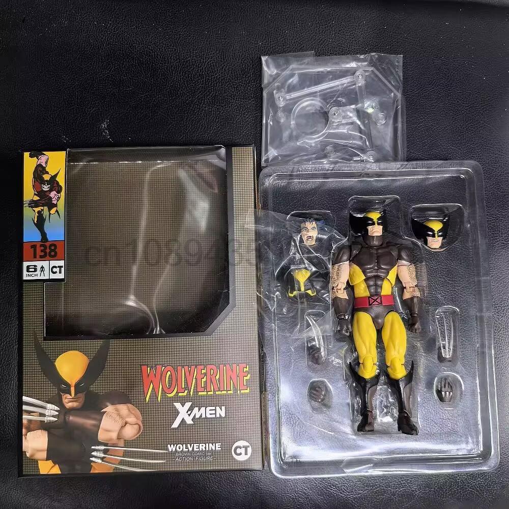 CT Toys Фигурка Дэдпул 3 Фильм Росомаха Mafex 096 138 Коричневая Комикс Версия Фигурка Действия Люди Икс Статуя Модель Игрушки Крутая Кукла Подарок