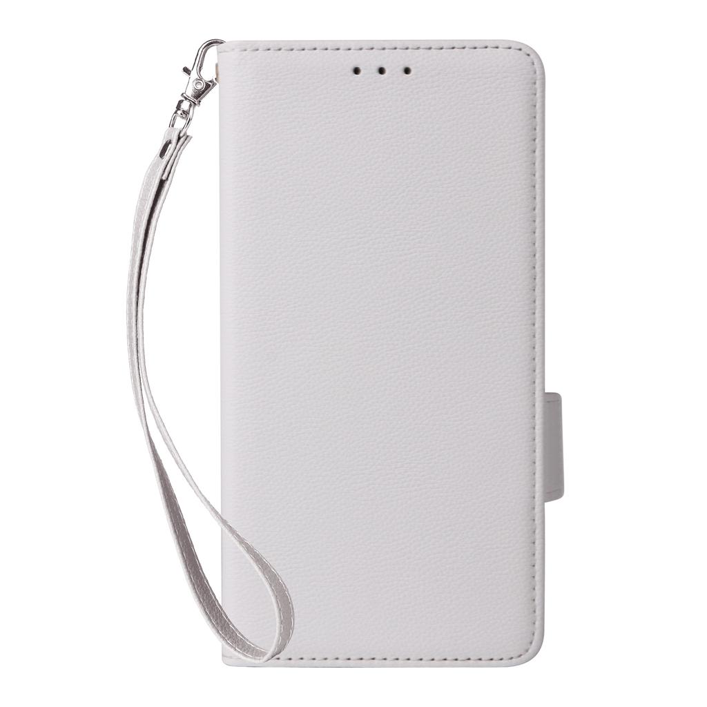For ZTE nubia Focus Pro Case with Wrist Strap Litchi Texture PU Leather Wallet Phone Cover