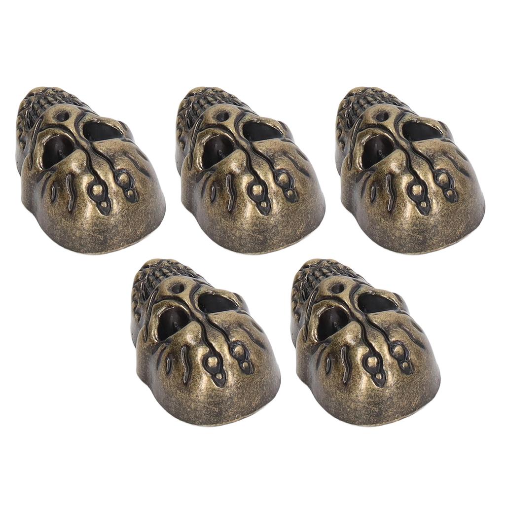 50 комплектов заклепок в виде черепа, одинарные, 25x16 мм, сделай сам, голова привидения, панк-стиль, гальванизированная цинковая кнопка в виде черепа из сплава