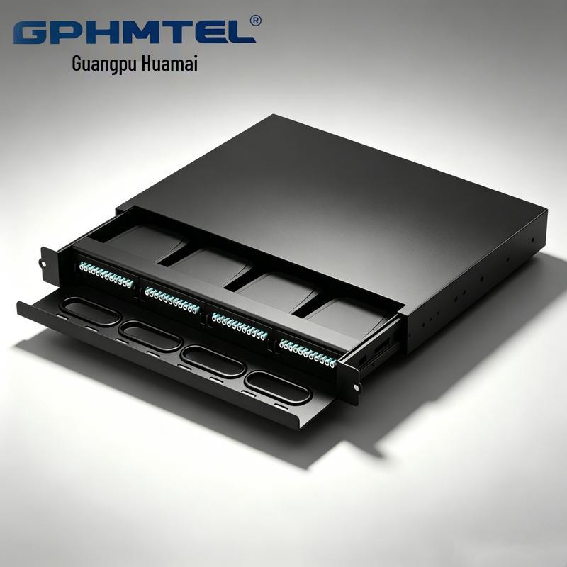 Высокоплотная волоконно-оптическая распределительная коробка Guangpu Huamai 1U на 96 портов