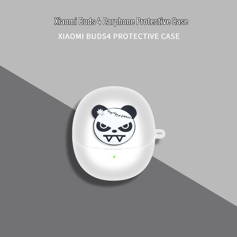 Xiaomi Buds 4 Silicone Protective Case - Anti-Fall Wireless Earbuds Cover