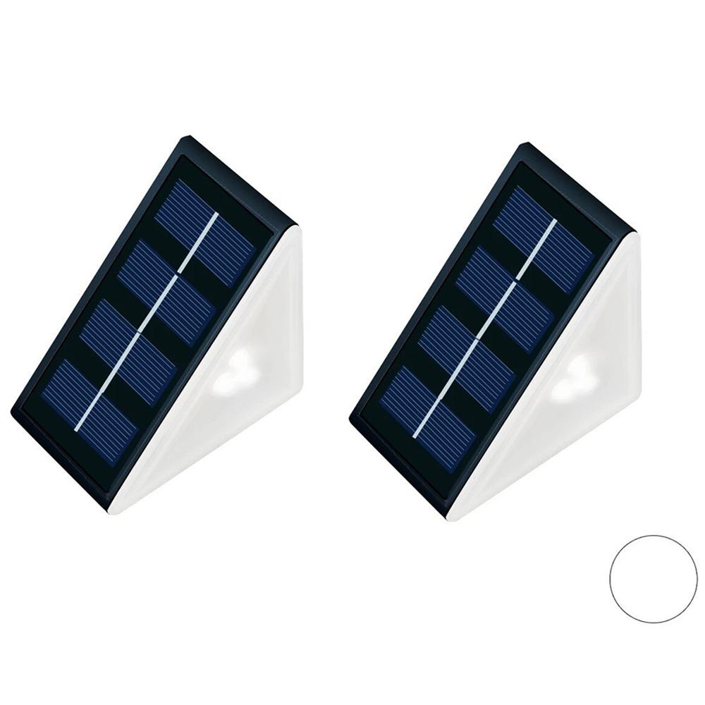 2 шт. RGB солнечные ступенчатые светильники супер яркие автоматические декоративные светильники для палубы свет для лестницы