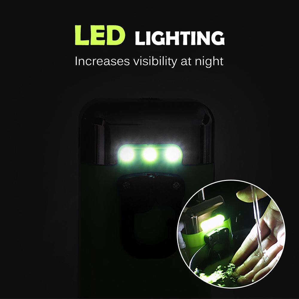 Outdoor Portable Mini Air Pump Air Oxygen Pump With Air Stone Tube 3-in-1 Sensing USB Charging