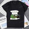 Harajuku Style Funny Cartoon Pepe Frog Emote Graphic Printed T Shirt Short Sleeve Tshirt Loose Streetwear Hipster Soft Unisex Tees