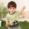 LUSON Baby Boy Color-Block Cotton T-Shirt