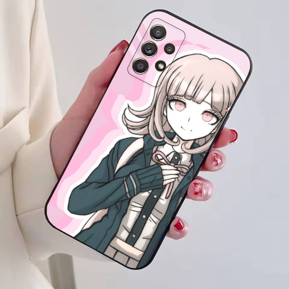 Чехол для телефона Danganronpa C-Чиаки Нанами Черный Силиконовый Мягкий Для Samsung S25,S24,S21,S22,S23,S30,Ultra,S20,Plus,Fe,Lite