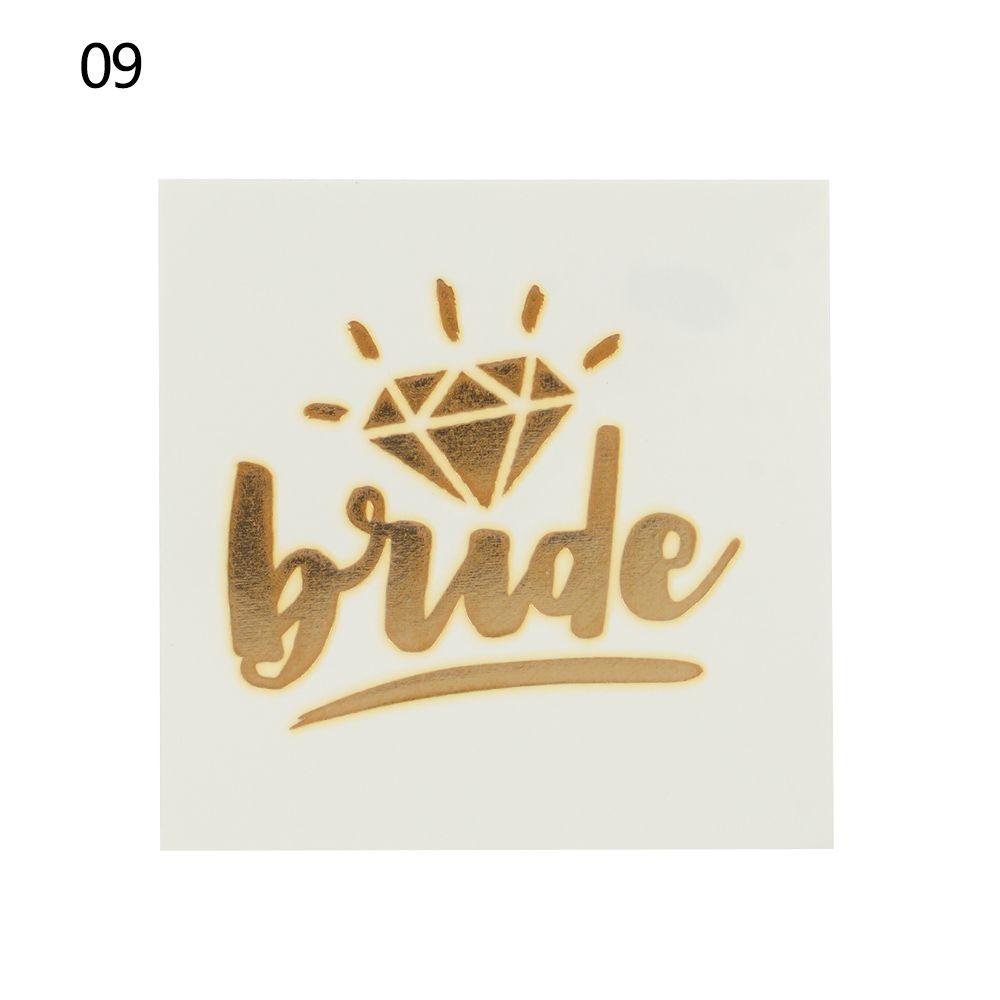 Наклейка для мальчишника, татуировка для невесты, украшение для вечеринки, свадебная команда, временная татуировка