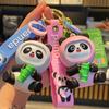Брелок для ключей National Tide Cartoon Panda, брелок для ключей от автомобиля Sichuan Opera, детские подарки