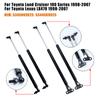 Front Bonnet Hood & Rear Truck Tailgate Gas Struts Shock Lift Supports Bars For Toyota Land Cruiser 100 Series Lexus LX470 98-07