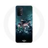 Чехол для Oppo A74 5G - Maniacase - Demon Slayer - Мягкий - Черный - Унисекс