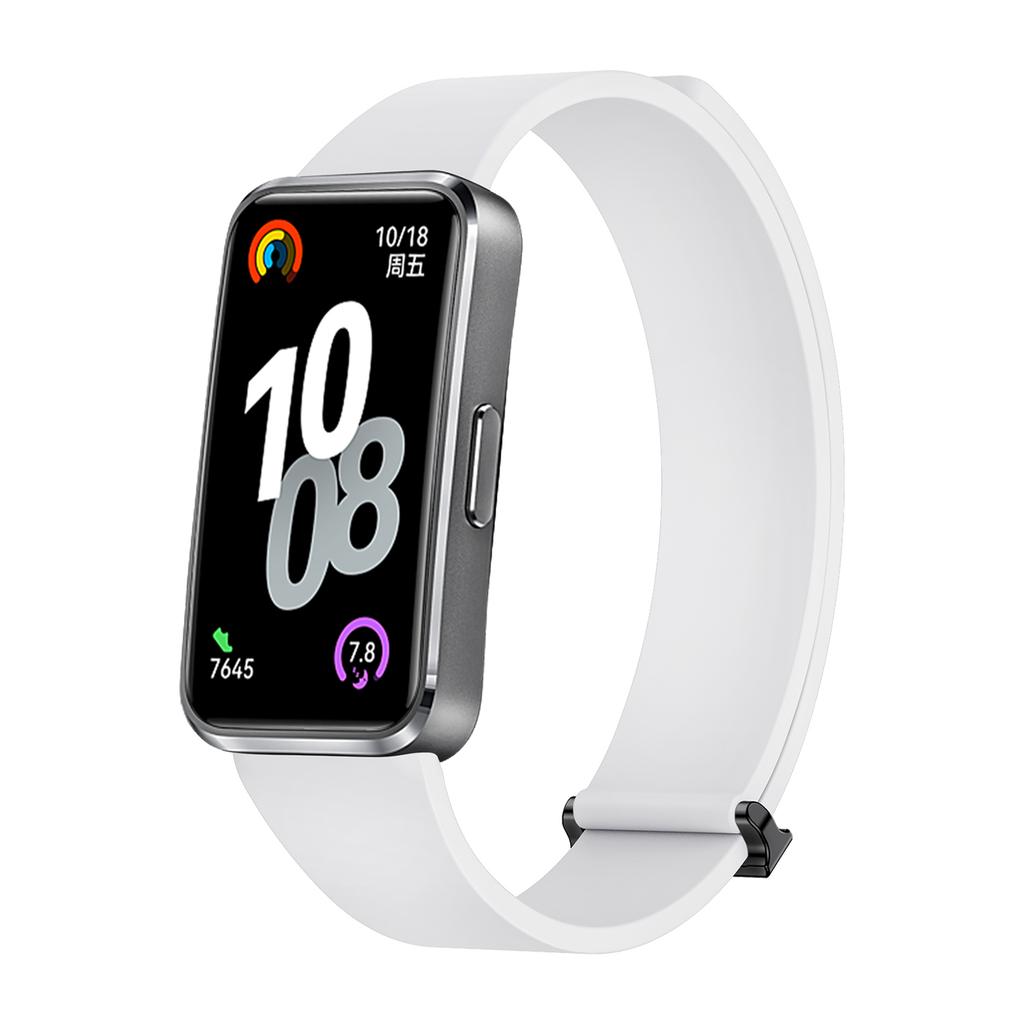 Магнитный ремешок для Huawei Band 10/9/8 Аксессуары Спортивный силиконовый петлевой браслет pulseira correa для Huawei Band 10 9 8 NFC ремешки