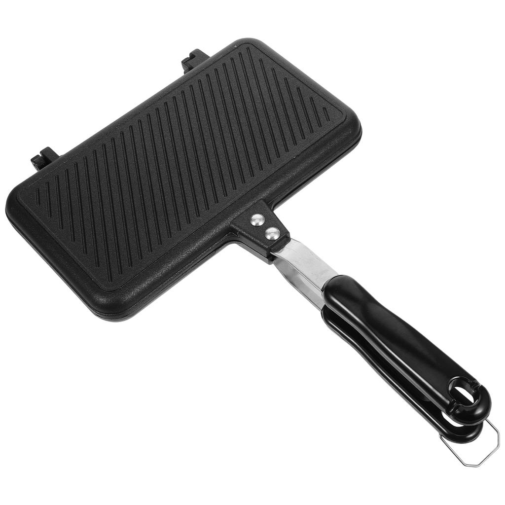 Сэндвичницы на гриле Сковороды с антипригарным покрытием Тостер-пресс Двусторонние бытовые антипригарные