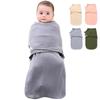 HEARTST Пеленание Новорожденного Спящего Ребенка Натуральное 3 Способа 3 Слоя Регулируемого Детского Сна Защита от Ночного Детского Душа Идеально для Месяцев