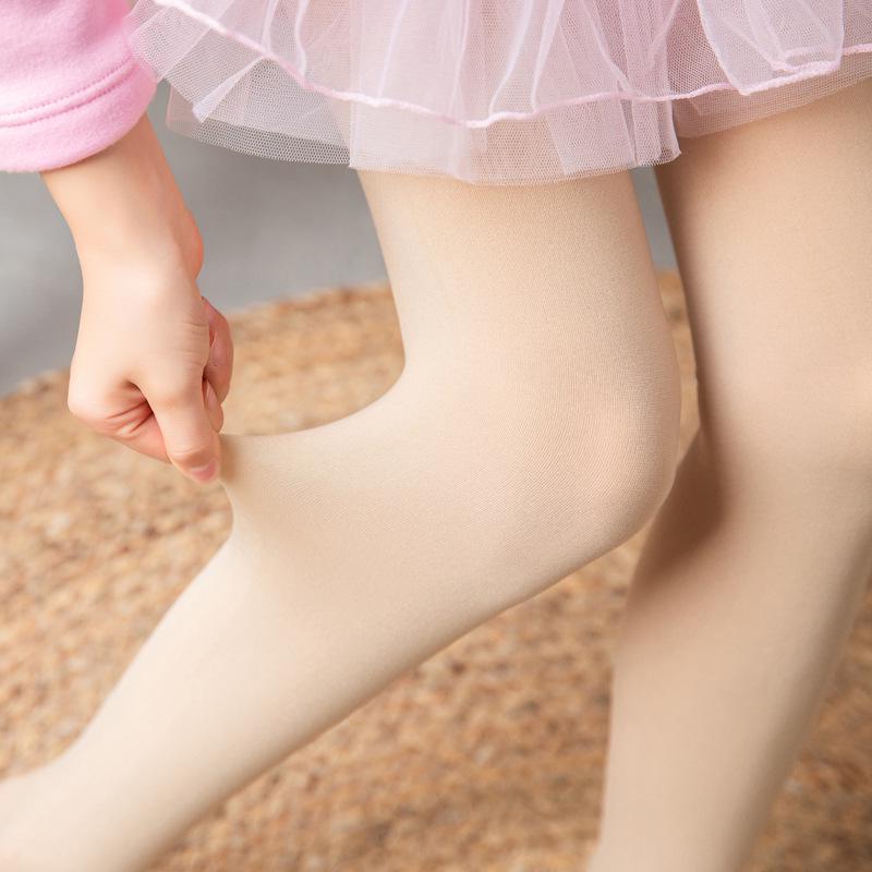 Children's Practice Dance Pantyhose: Spring/Autumn Style White Ballet Leggings