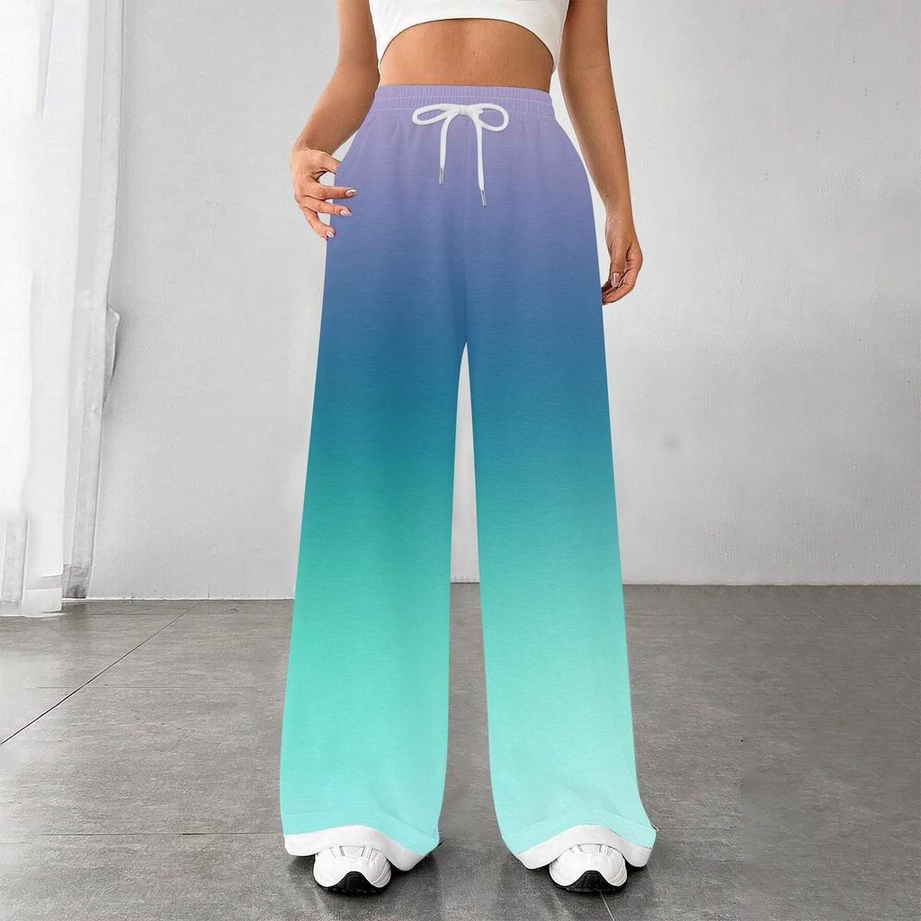 Женские модные свободные повседневные спортивные брюки с завязками на талии, повседневные брюки