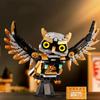 494PCS Creator Collection Steam Da Vinci Series Owl Punk Elements Mechanical Building Blocks Assembly Model T7003