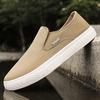 Модная мужская вулканизированная обувь против скольжения Новая модная мужская парусиновая обувь Дышащая обувь для ходьбы Универсальные лоферы Повседневные кроссовки для прогулок