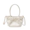 Single Trendy Handbag Shoulder Crossbody Bag With Bow Decoration For Daily Use