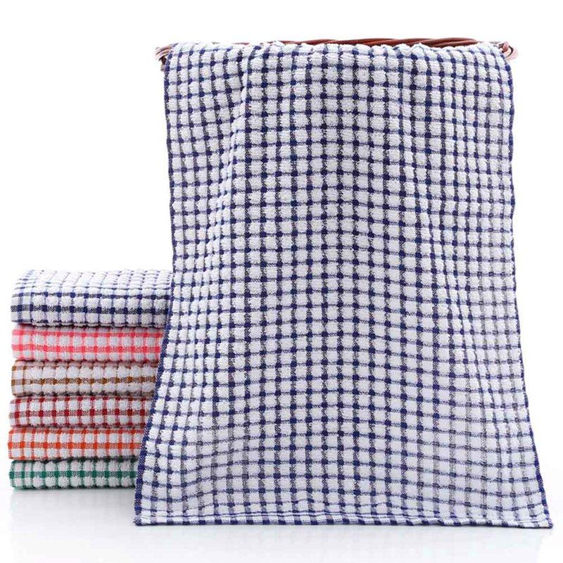 1 шт. хлопковое кухонное чайное полотенце впитывающее для общественного питания ресторанная ткань чистые полотенца для посуды кухонные чистящие средства