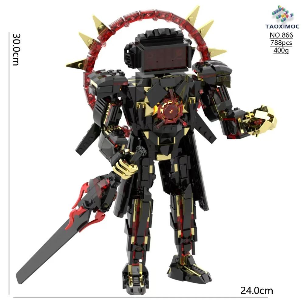 Skibidi Туалет Титан ТВ Человек Спикер Игра Ужасов Боссы Камара Строительный Блок Мультяшная Кукла Модель Дети День Рождения Хэллоуин Подарок